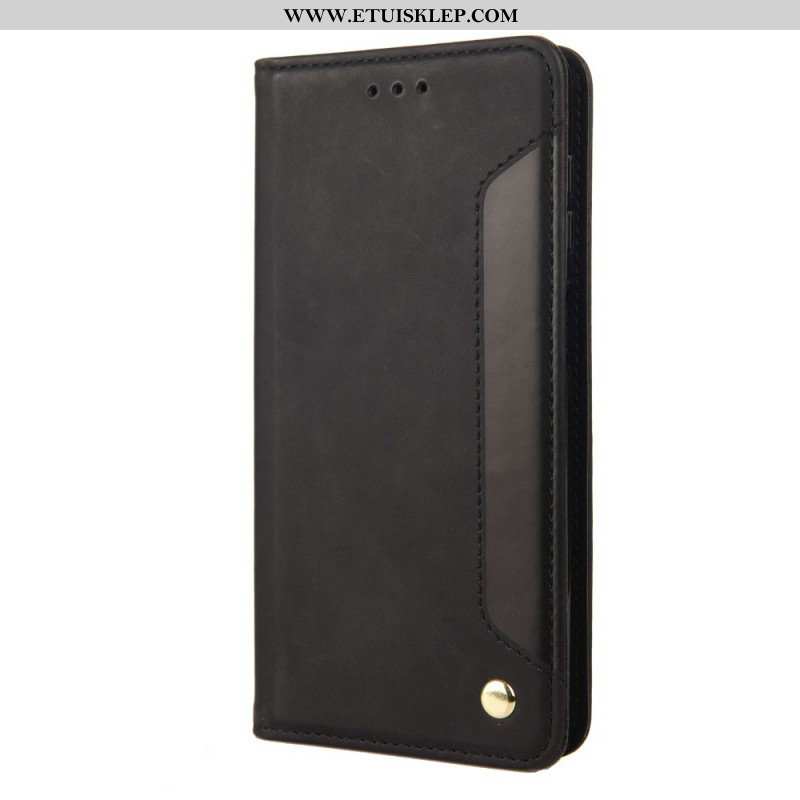 Etui Folio do Samsung Galaxy M53 5G Dwukolorowa Elegancja